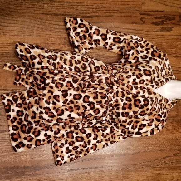 PJ Couture Leopard Cheetah Print Robe Sz S… - Picture 5 of 8